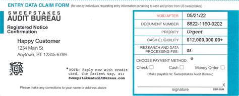 sweepstakes audit bureau